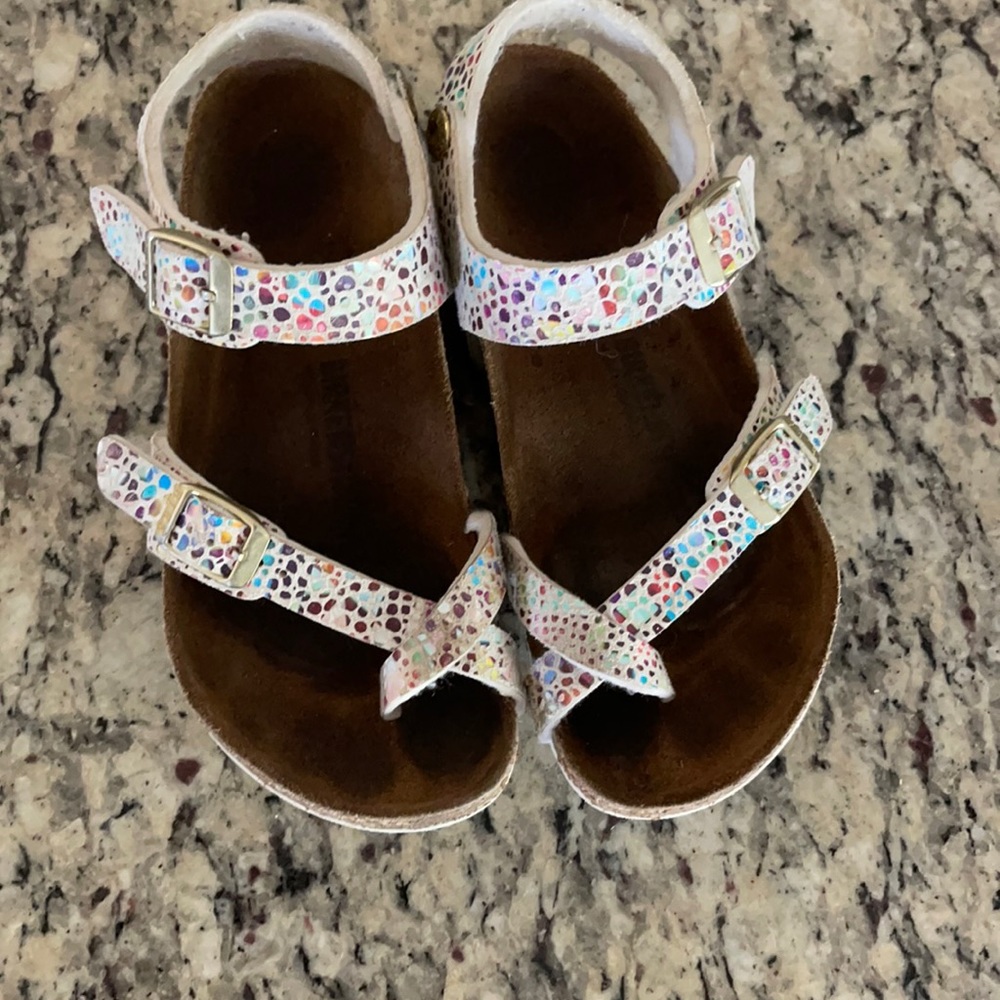 Kids Birkenstock size 31 (12-13) Rainbow